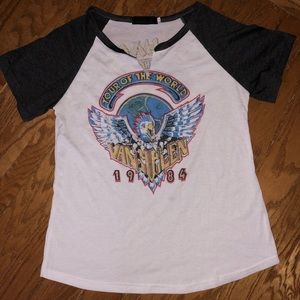 Van Halen 1984 Tour of the world tee